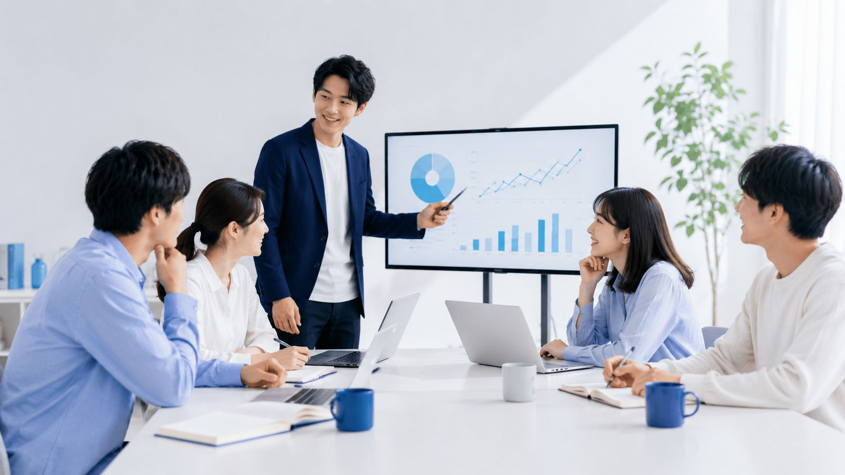 集団学習会で学ぶ様子のイメージ